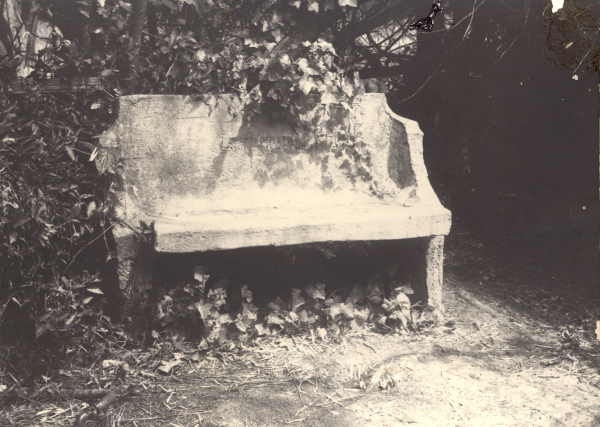 Garden Seat Created by Jean Galbraith.